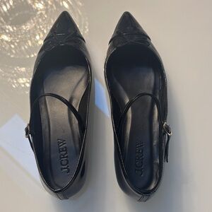 J. Crew Black Patent Leather Flats size 9 new without box